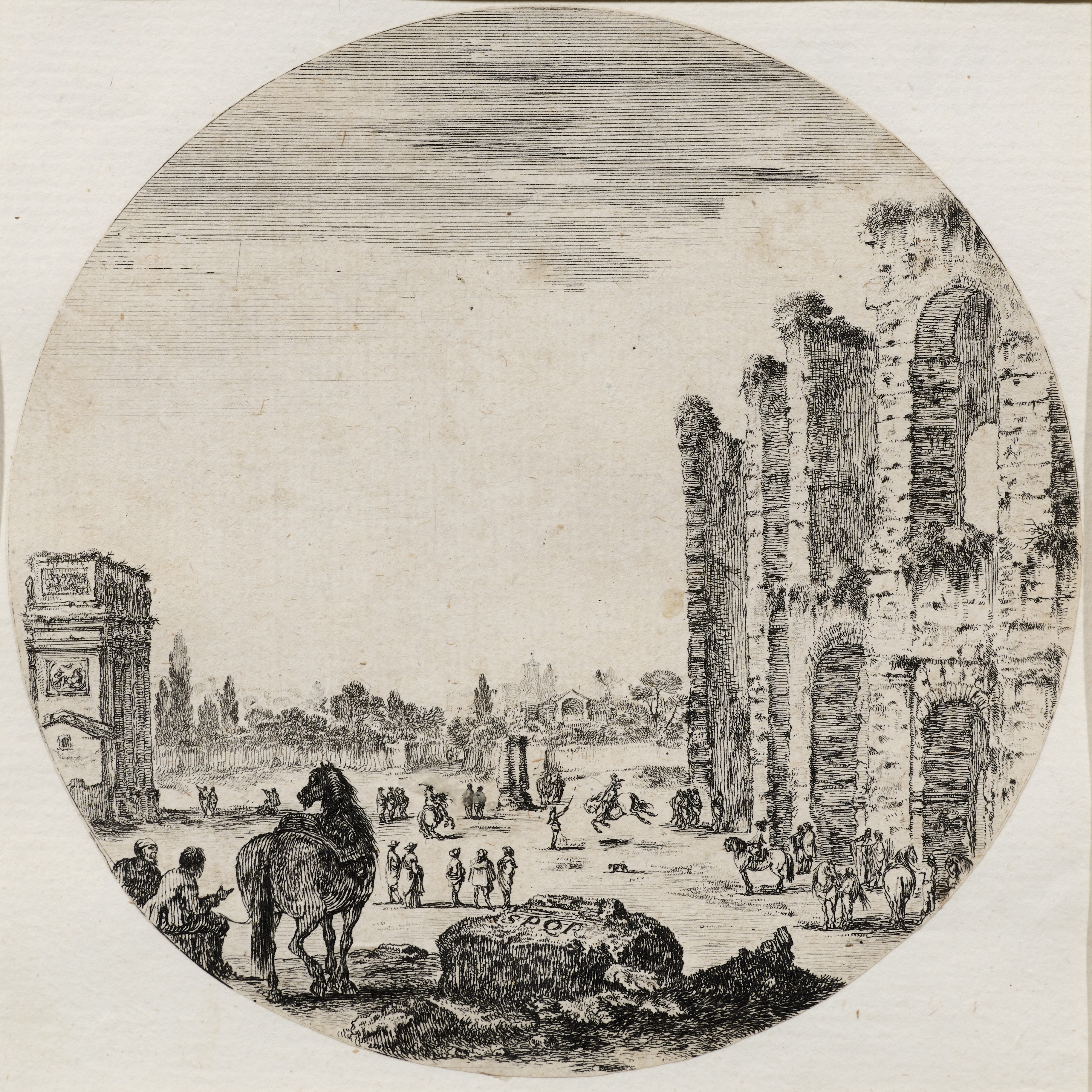 Stefano della Bella - Due Incisioni
