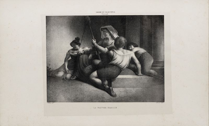 Antoine Jean Weber - La Pauvre Famille (da Théodore Géricault)