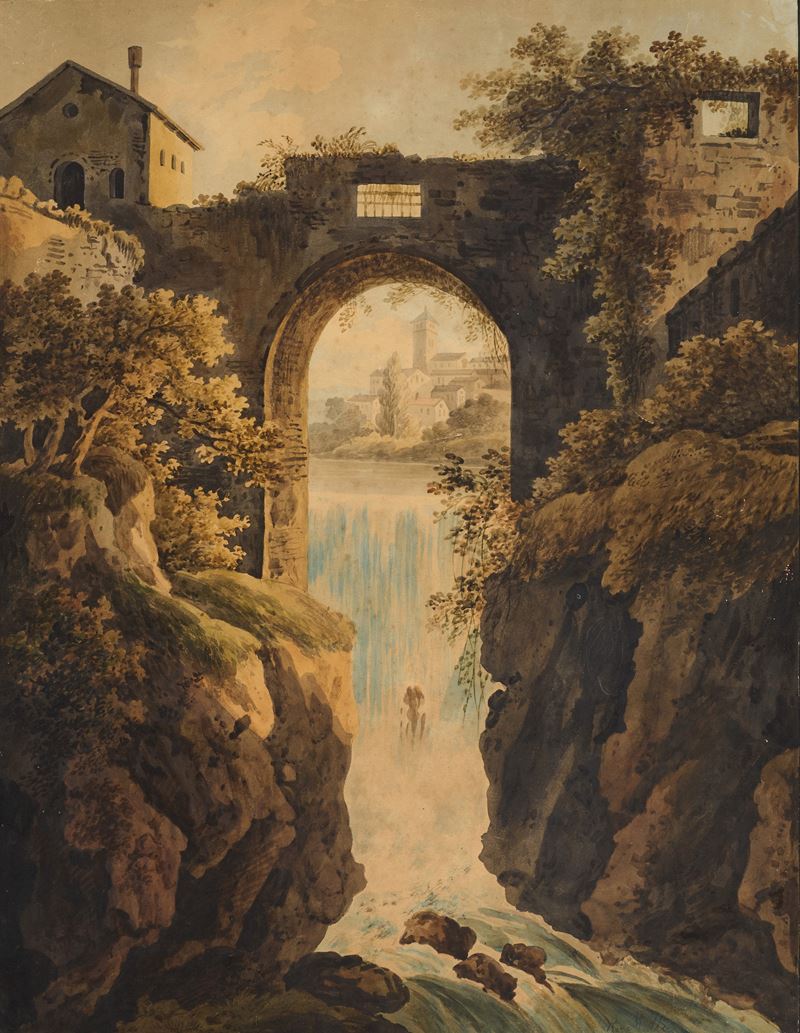 Rudolf Müller - Tivoli: la prima cascata