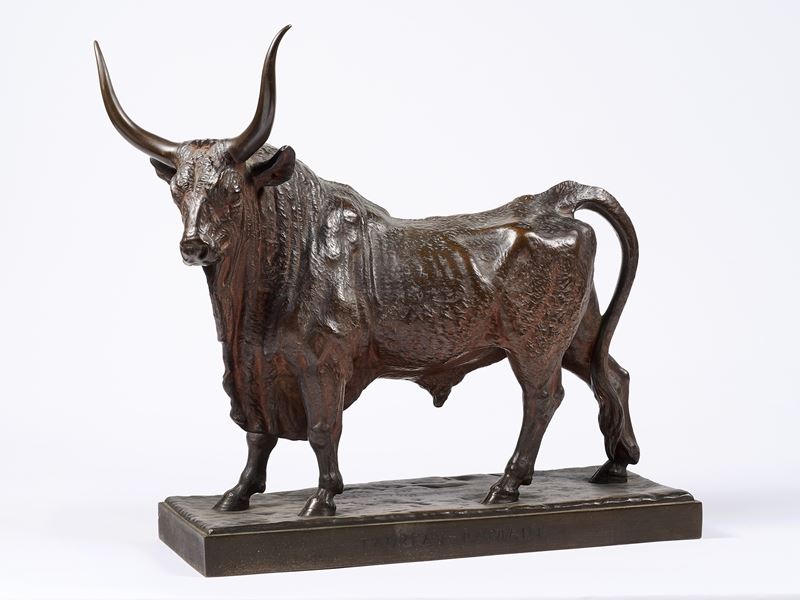 Jean-baptiste CLésinger - Toro romano in bronzo (1857)