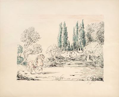 Cavallo a Villa Falconieri