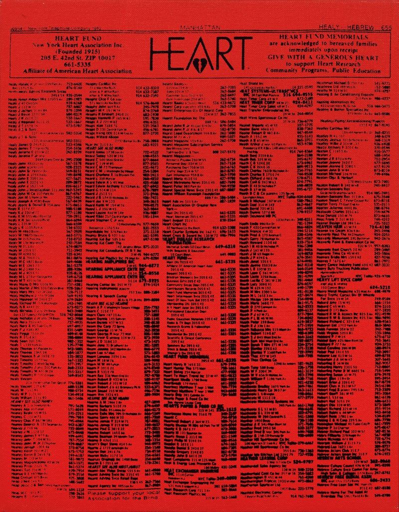 Andy Warhol - Valentine's Hearts Ads (heart Fund)