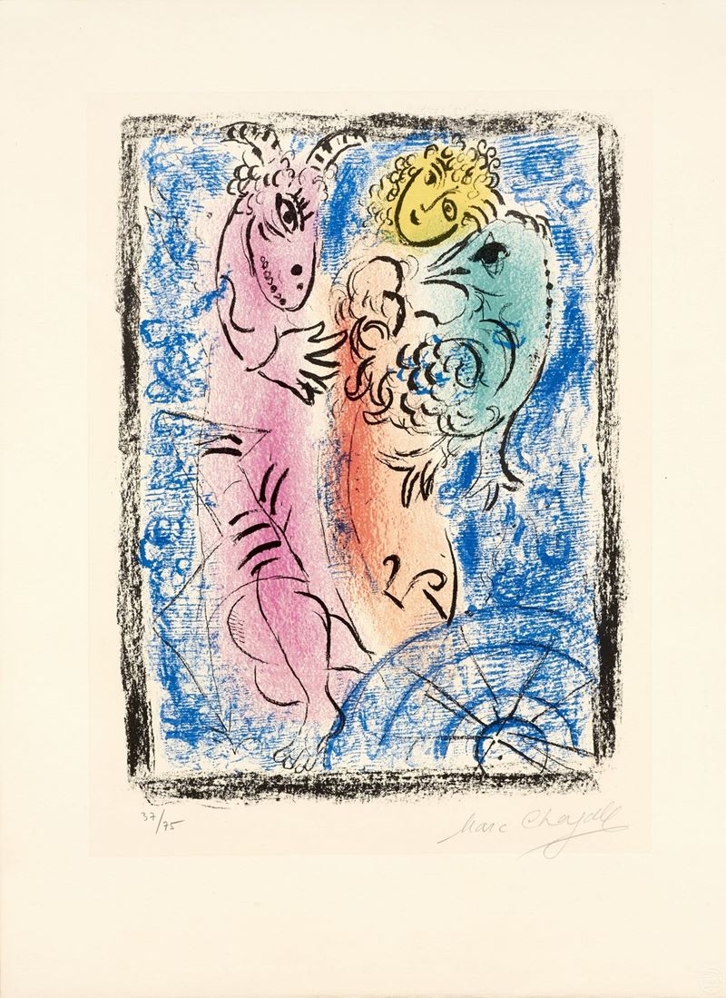Marc Chagall - Le Piège, Couverture De «derrière le Miroir» N. 132