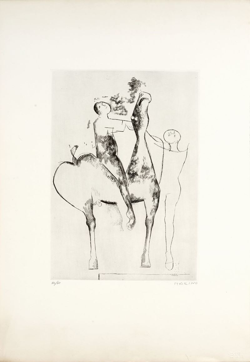 Marino Marini - Composizione di Giocolieri