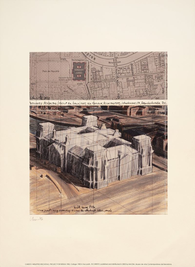 Christo Javacheff Christo - Wrapped Reichstag