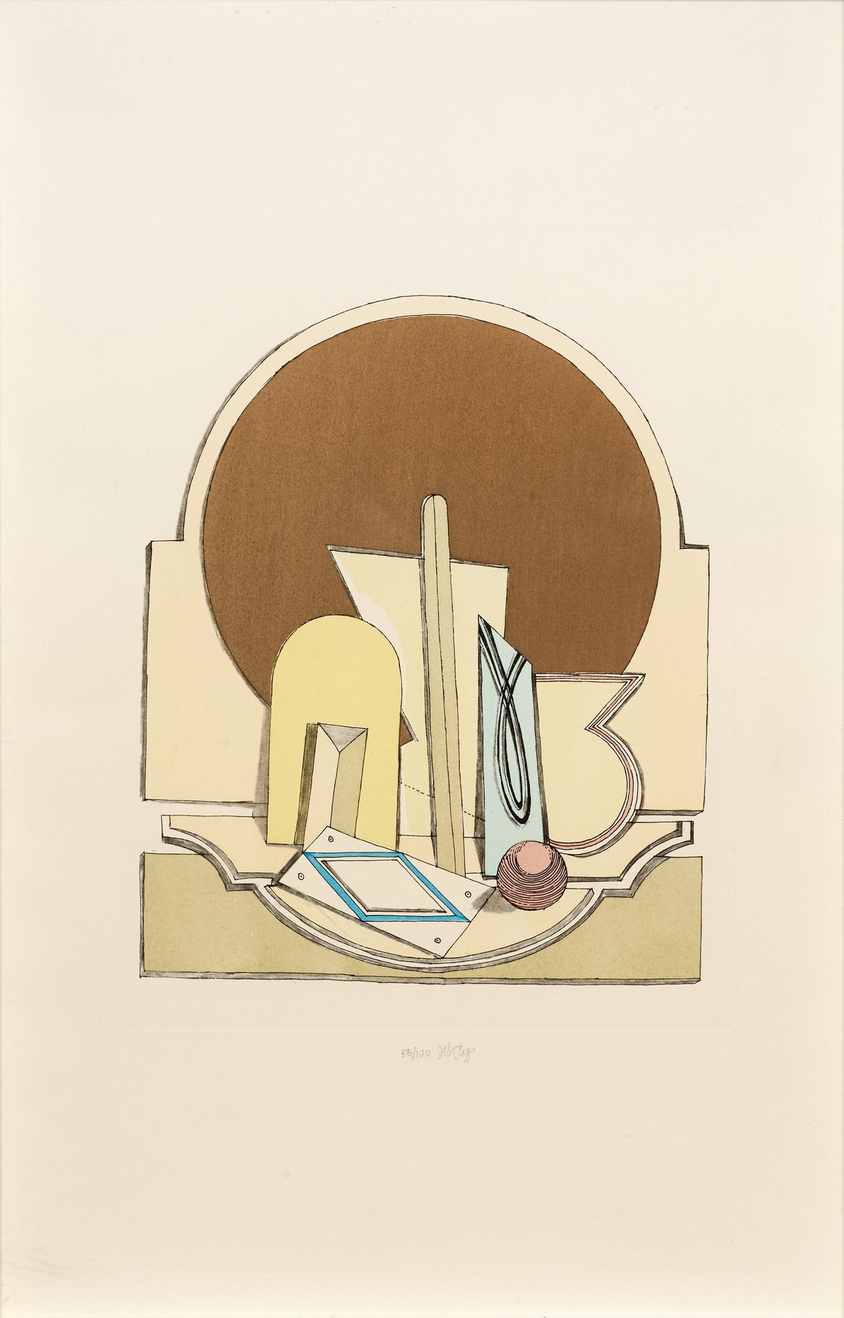Lucio del Pezzo - Due Grafiche