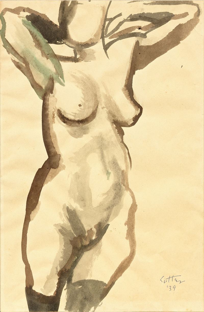Renato Guttuso - Nudo di Fronte