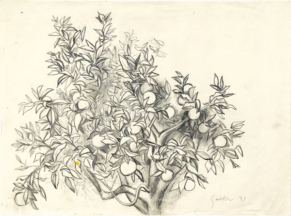 Renato Guttuso - Albero di arancio