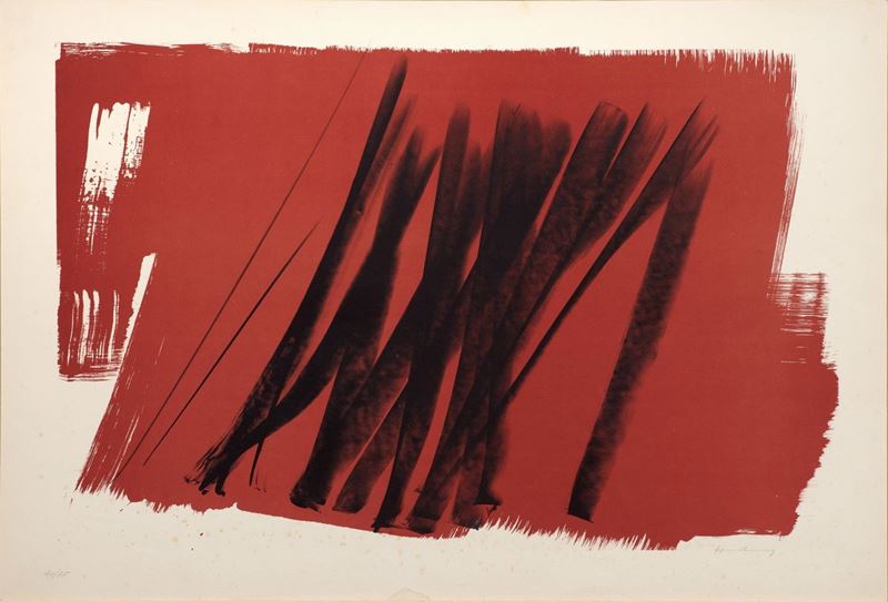 Hans Hartung - L 1970-13 - Farandole
