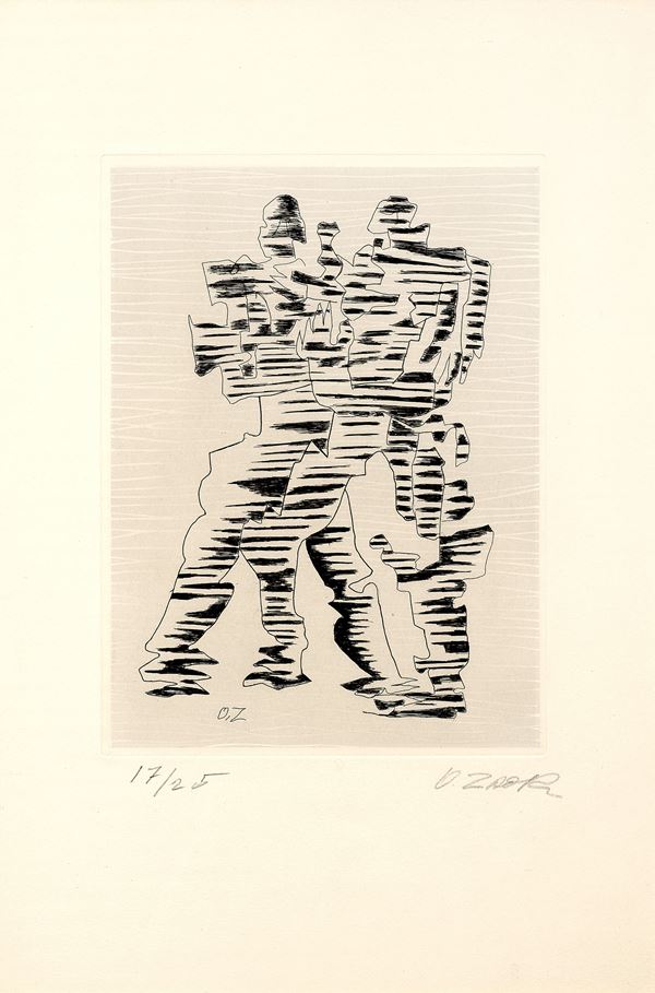 Ossip Zadkine : Senza titolo  - Litografia, es. 17/25 - Asta Parade I - Arte Contemporanea - Casa d'aste Farsettiarte