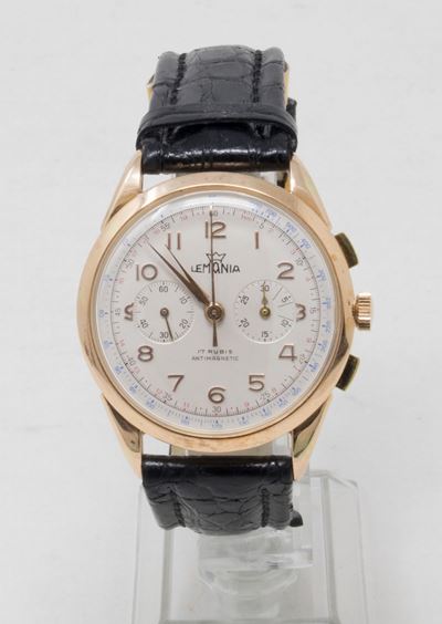 Lemania Cronografo Orologio da Polso, Anni Cinquanta