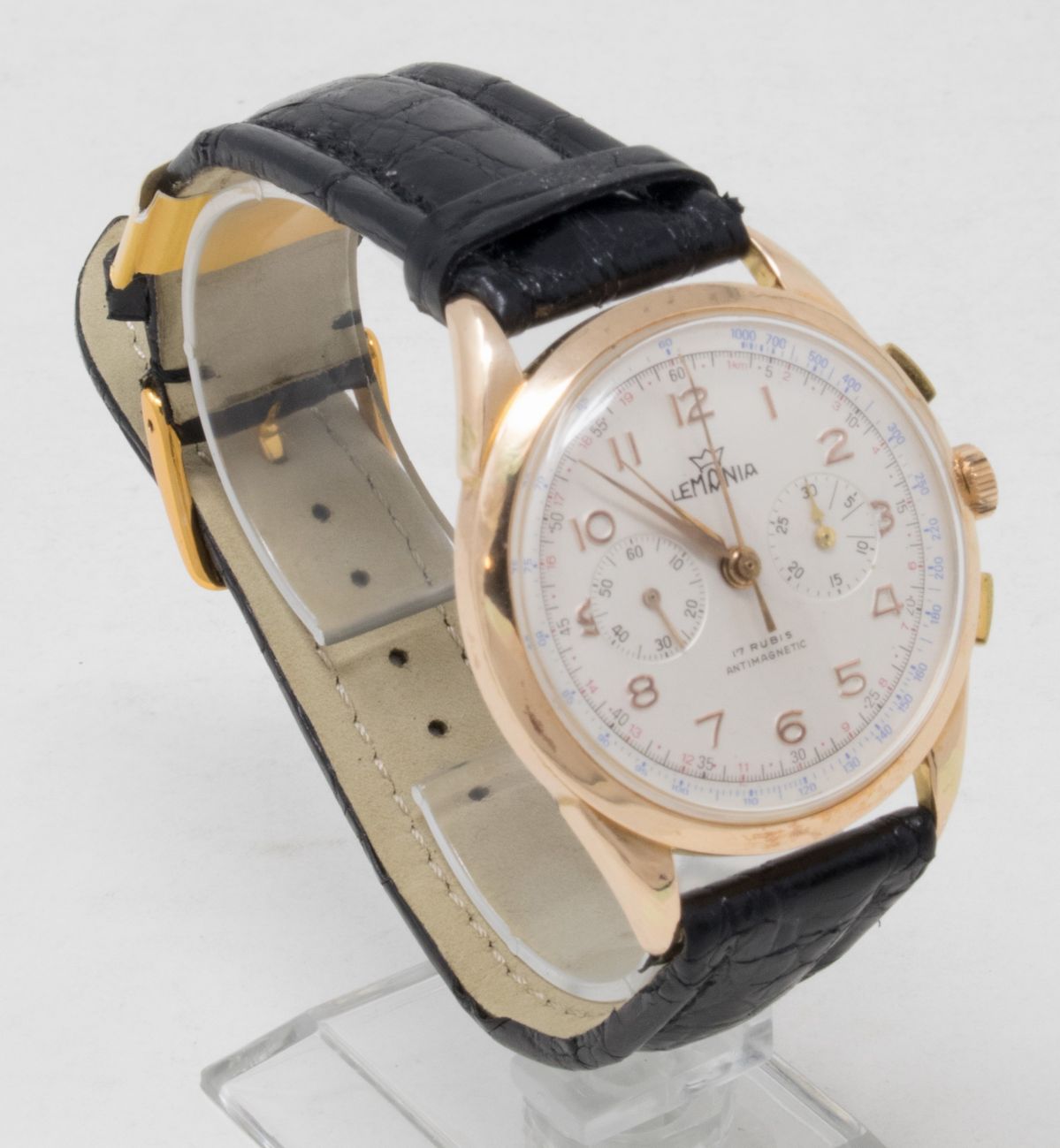 Lemania Cronografo Orologio da Polso, Anni Cinquanta