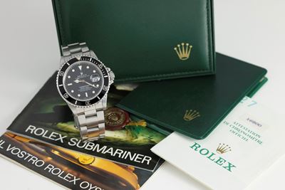 Rolex Submariner Orologio da Polso, Ref. 168000, 1987