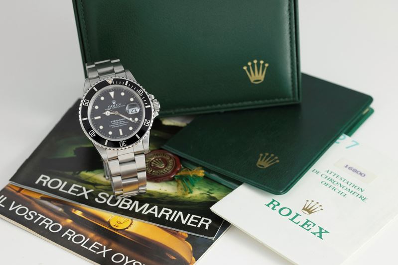Rolex Submariner Orologio da Polso, Ref. 168000, 1987