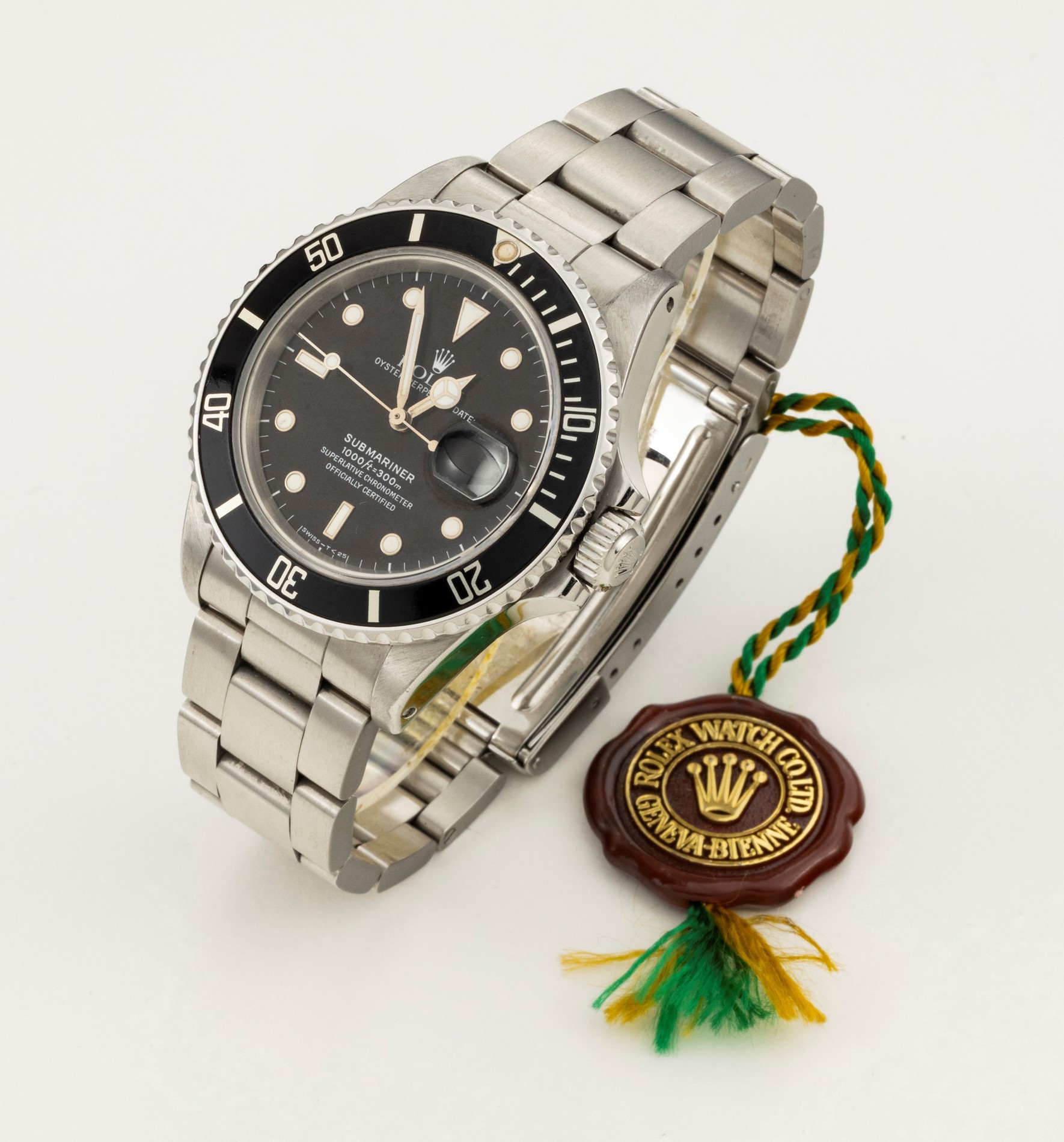 Rolex Submariner Orologio da Polso, Ref. 168000, 1987