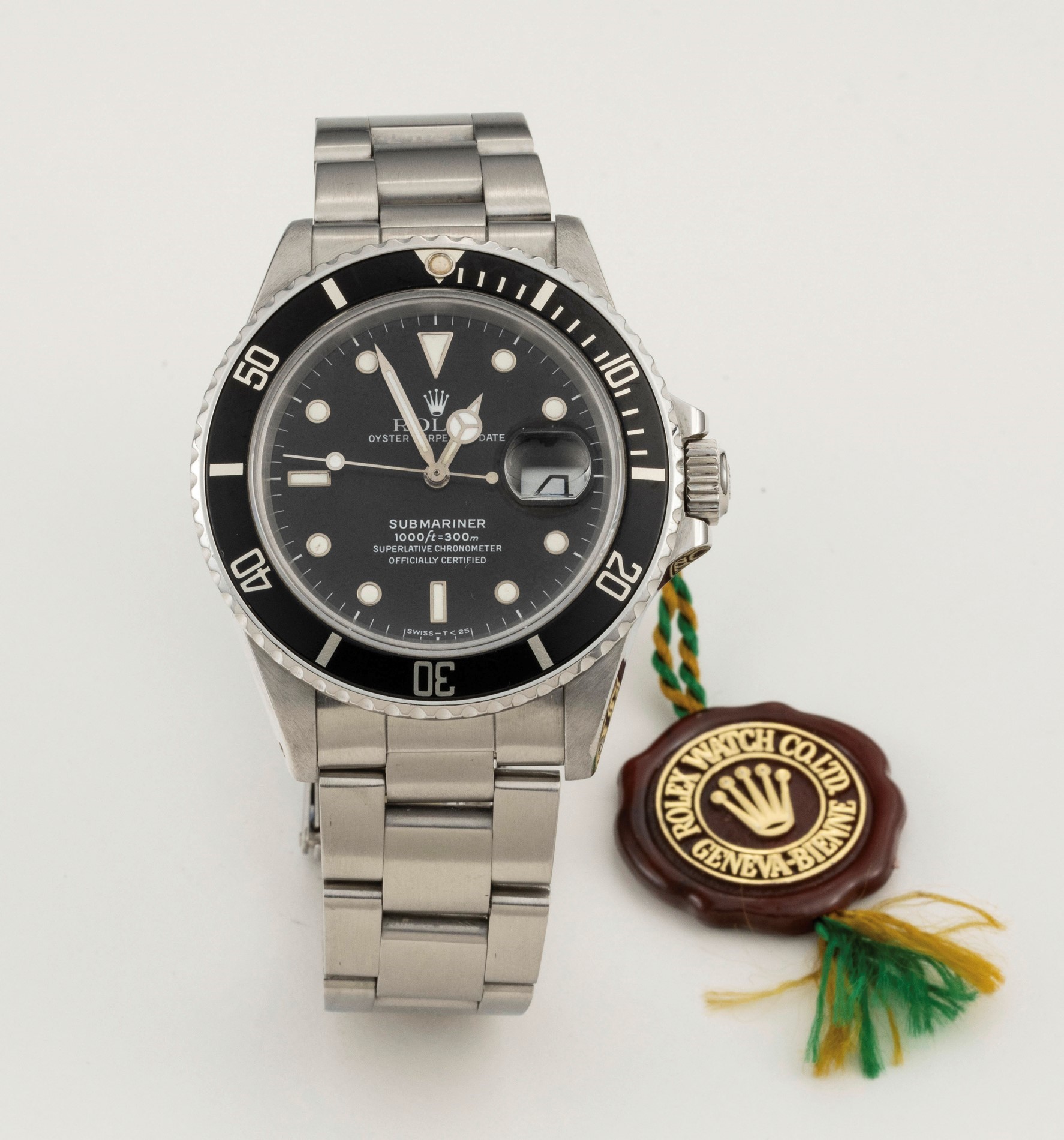 Rolex Submariner Orologio da Polso, Ref. 168000, 1987