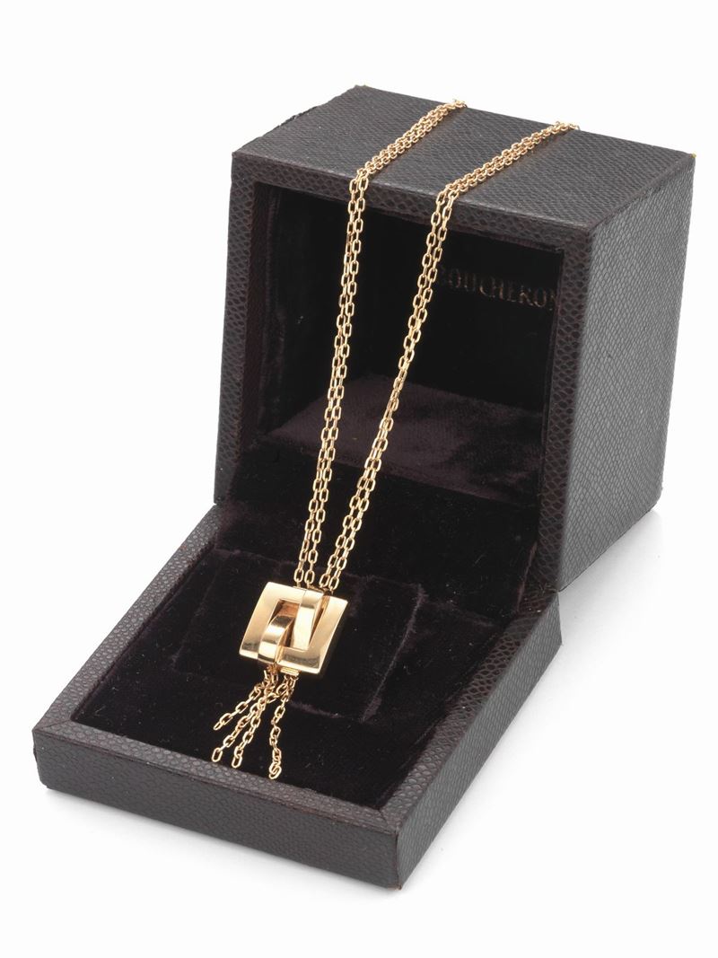 Boucheron Collezione Déchainé Collana in Oro Rosa