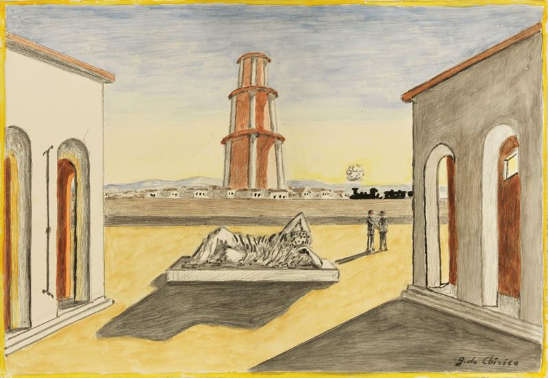 Giorgio De Chirico - Piazza D'italia