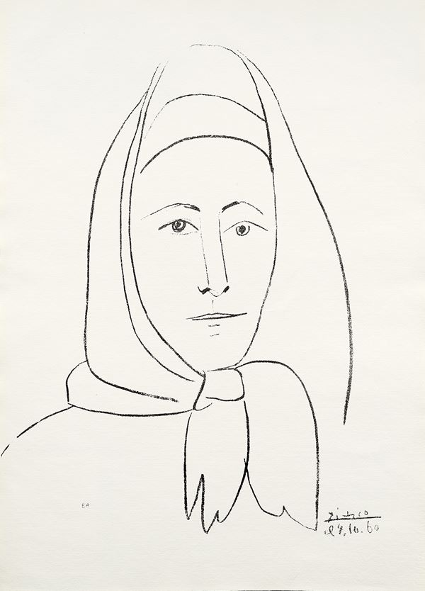 Pablo Picasso - Ritratto di donna