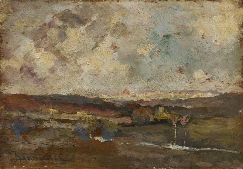 Ludovico Tommasi - Veduta di Firenze