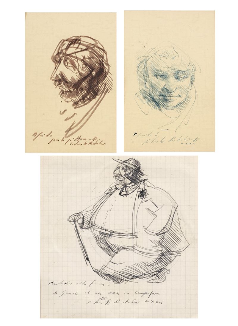 Silvestro Pistolesi - Tre Disegni