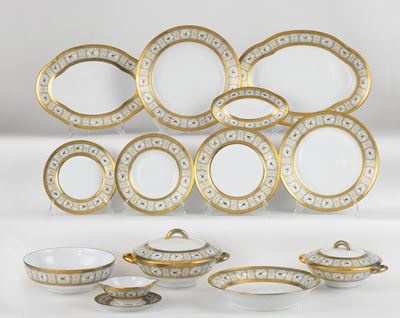 Servizio da Tavola in Porcellana Limoges 'haviland Bengalis'