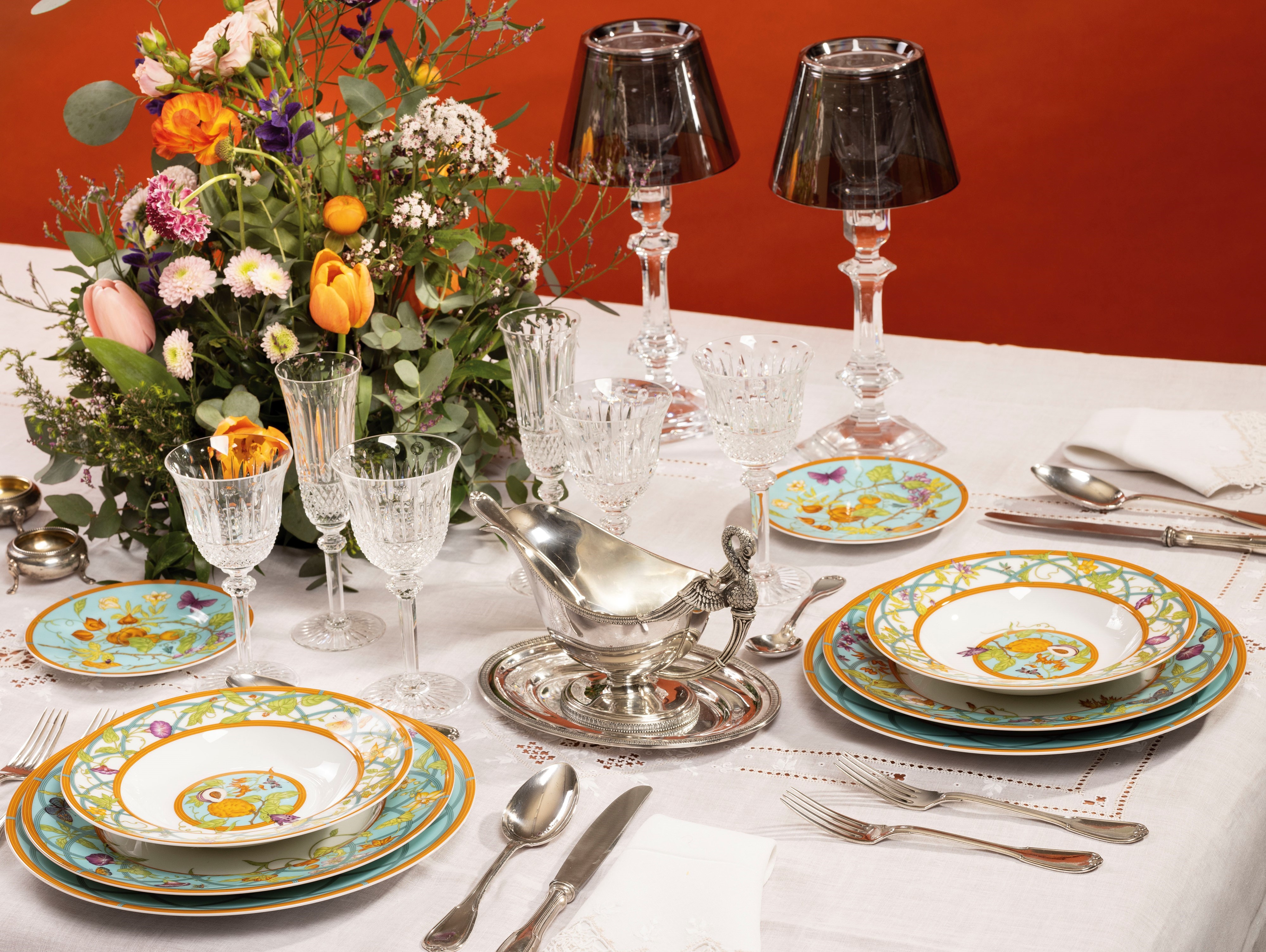 Servizio da Tavola in Porcellana Hermès 'siesta Island'