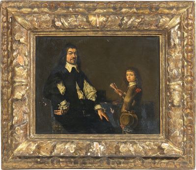 Ritratto Familiare di Padre e Figlio
