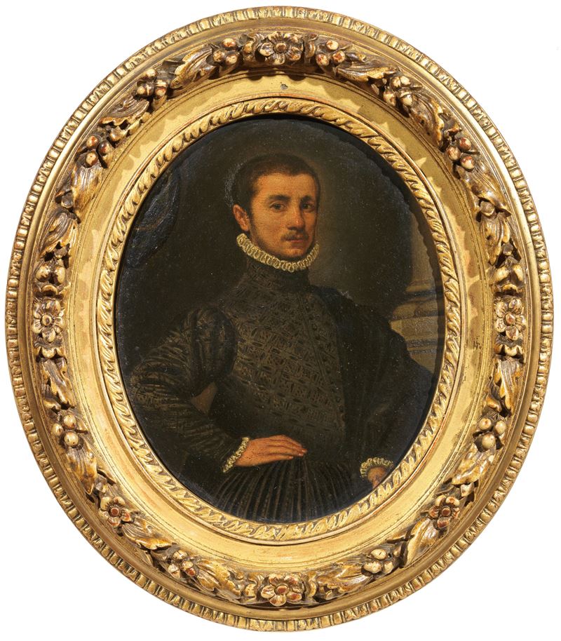 Scuola Lombarda del XVI Secolo - Ritratto di Giovane Gentiluomo
