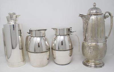 Quattro Thermos in Metallo Argentato