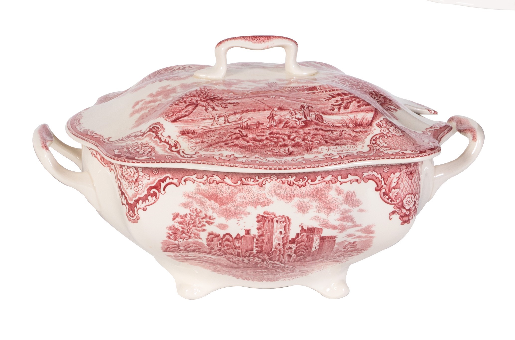 Coppia di Zuppiere Ovoidali in Ceramica