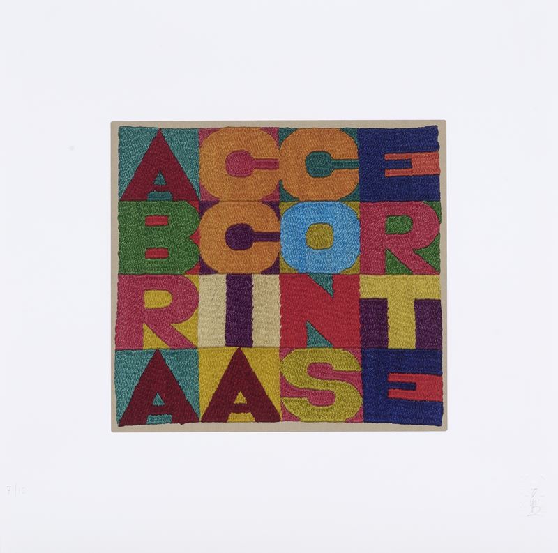 Alighiero Boetti (D'après) - A Braccia Conserte