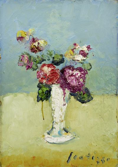 Fiori - Olio su faesite