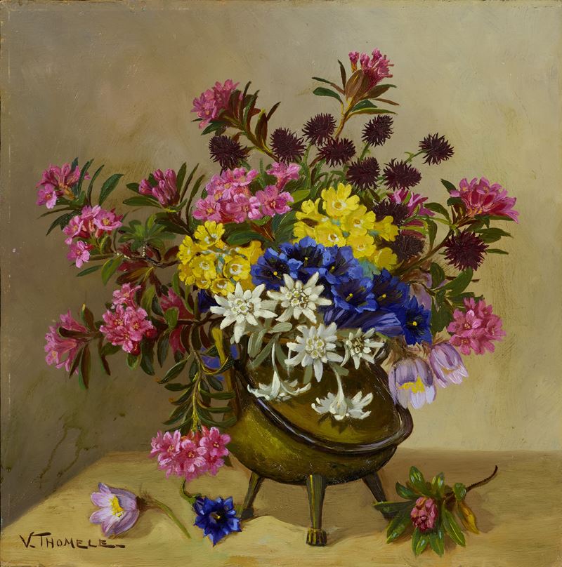 V. Thomele - Vaso con Fiori