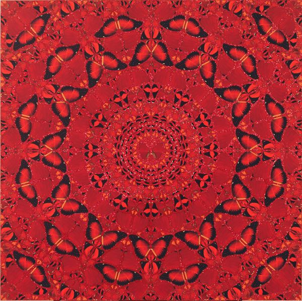 Damien Hirst : Suiko H10-4  (2022)  - Stampa Giclée laminata su pannello in alluminio stampato con glitter, es. 3202/3310 - Asta Dipinti, Disegni, Sculture e Grafica - Casa d'aste Farsettiarte