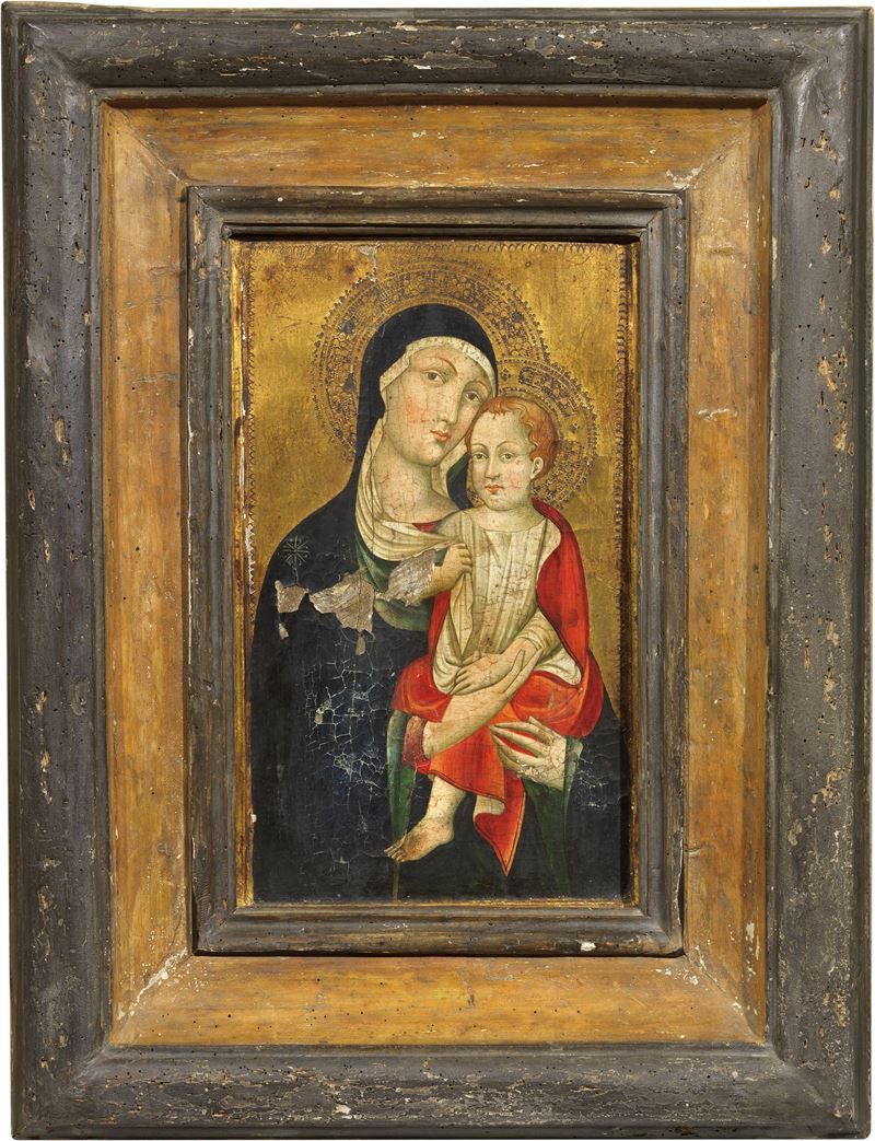 Ignoto del XIX Secolo - Madonna Col Bambino