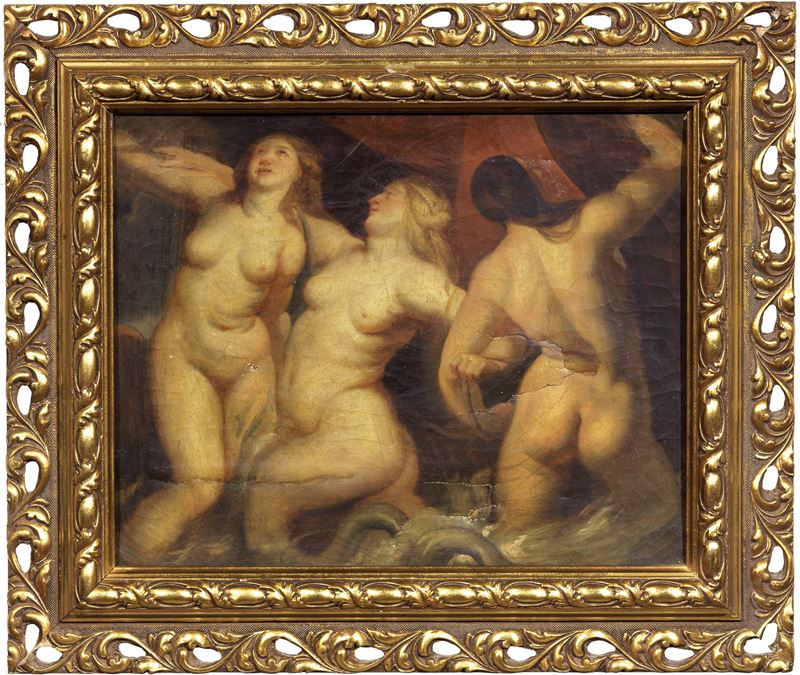 Ignoto del XIX Secolo - Tre Nereidi