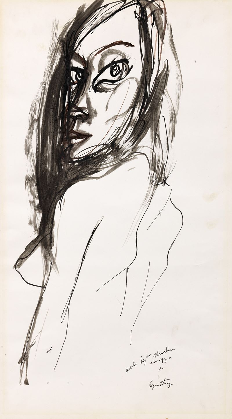 Renato Guttuso - Nudo di Spalle