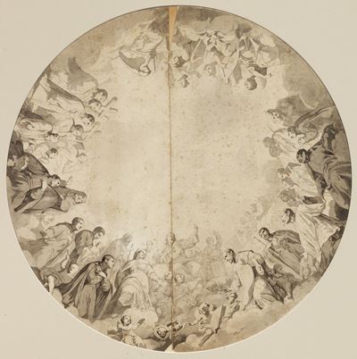 Studio per Adorazione del Sacro Cuore