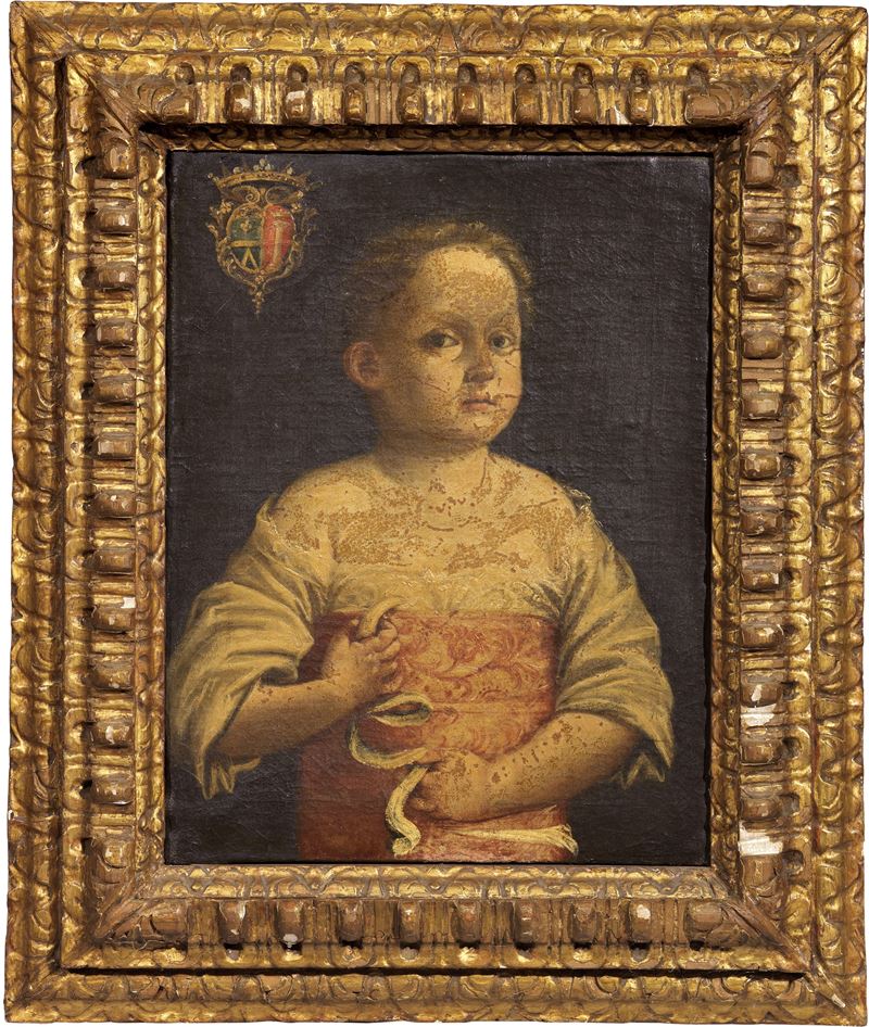 Scuola Emiliana del XVII Secolo - Ritratto di Bambino
