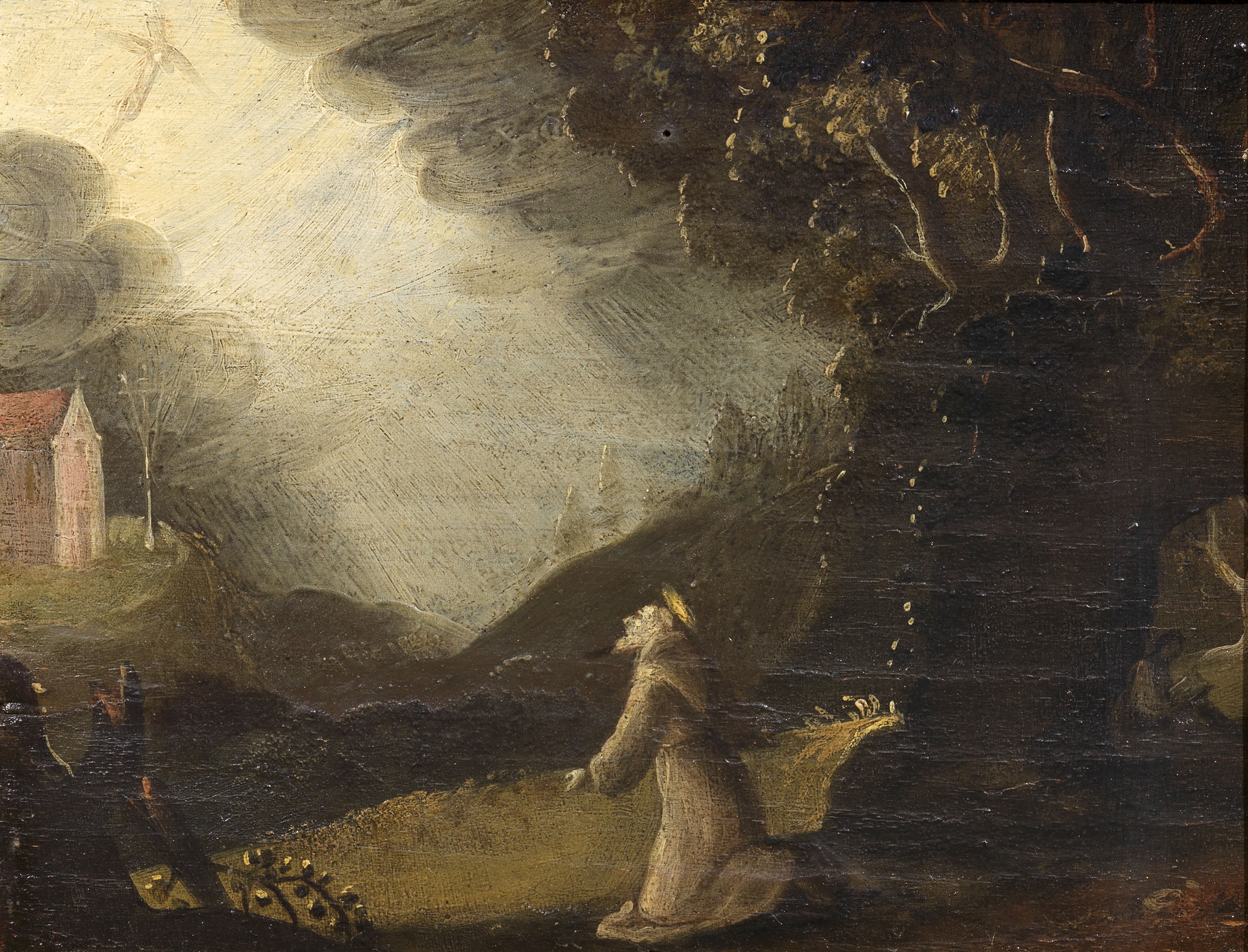 «Francesco penitente», «Episodio della vita di San Francesco», «Fuga in Egitto» e «San Francesco ...