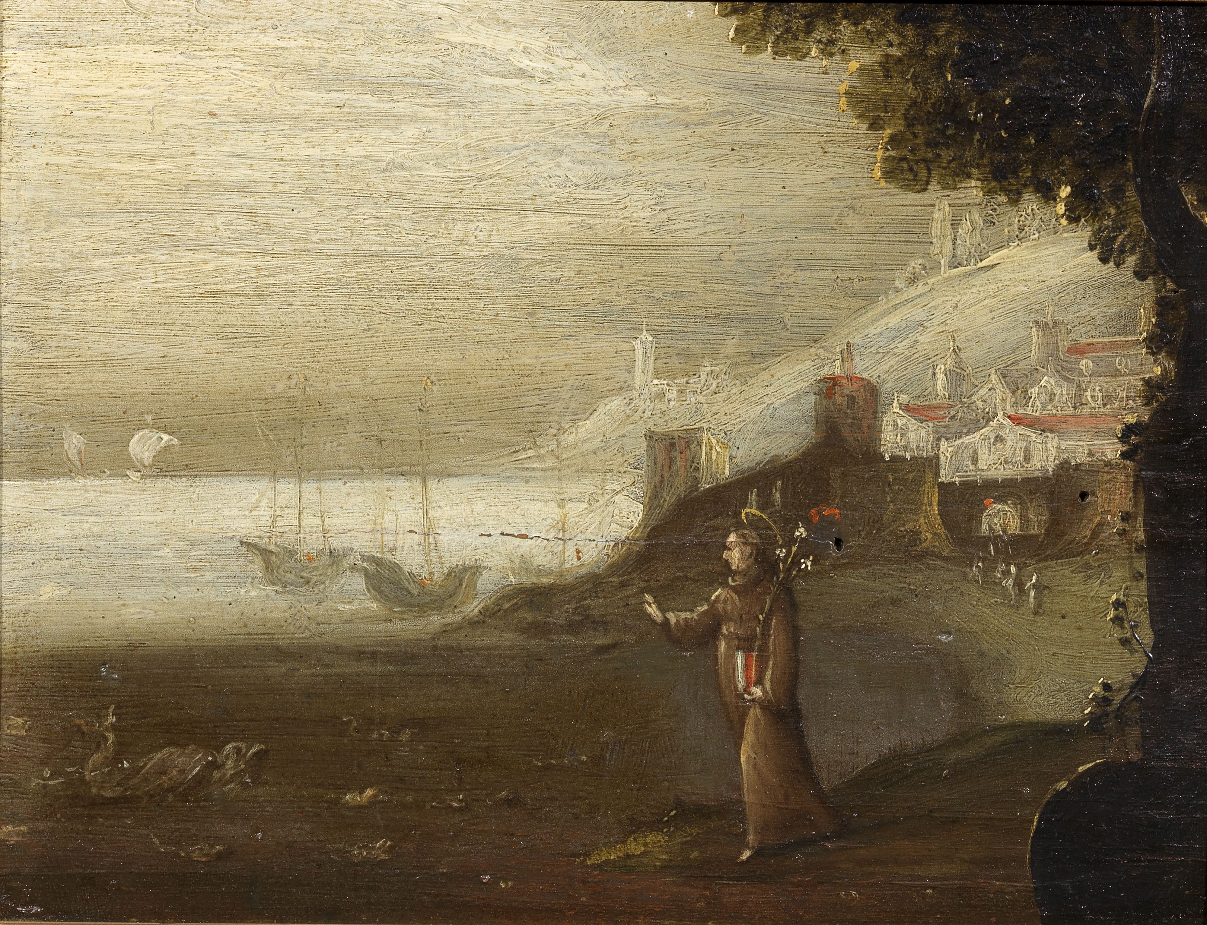 «Francesco penitente», «Episodio della vita di San Francesco», «Fuga in Egitto» e «San Francesco ...