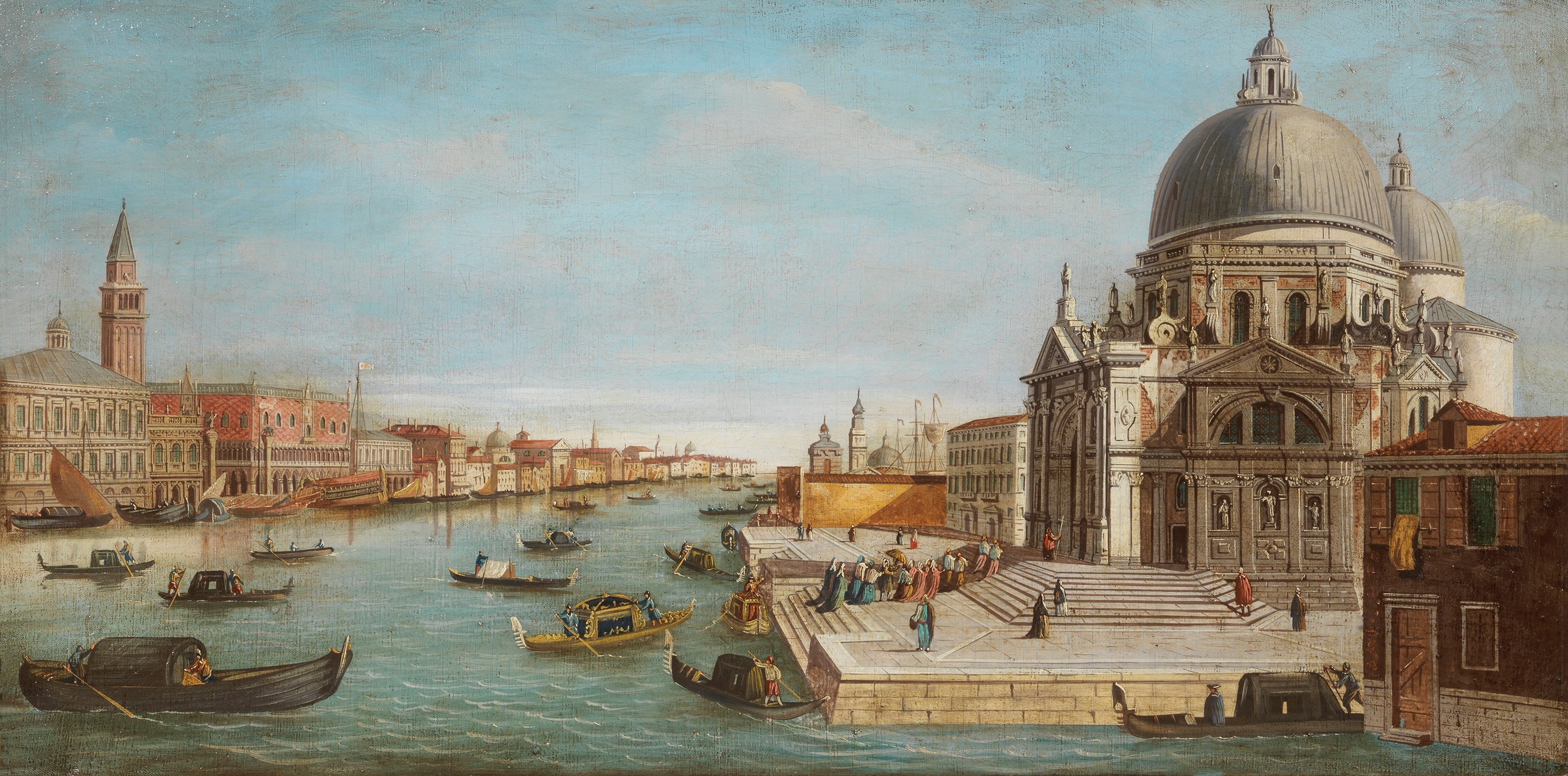 Ignoto Fine XIX Secolo - «veduta di Palazzo Ducale a Venezia» e «veduta della Chiesa della Salute...