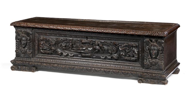 Cassapanca in Legno di Noce