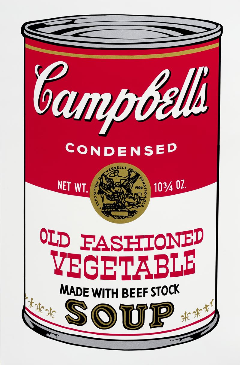 Andy Warhol (D'après) - Due Grafiche a Soggetto «campbell's Soup»