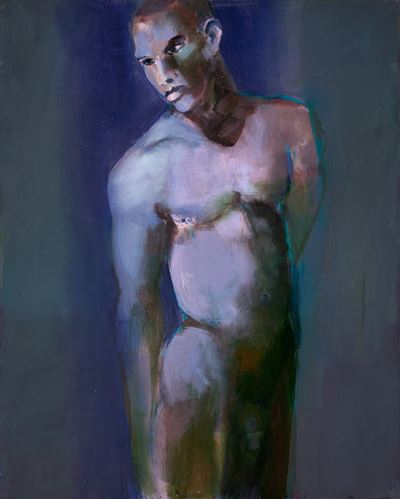 Nudo, Olio su tela, cm 160x130, 2001