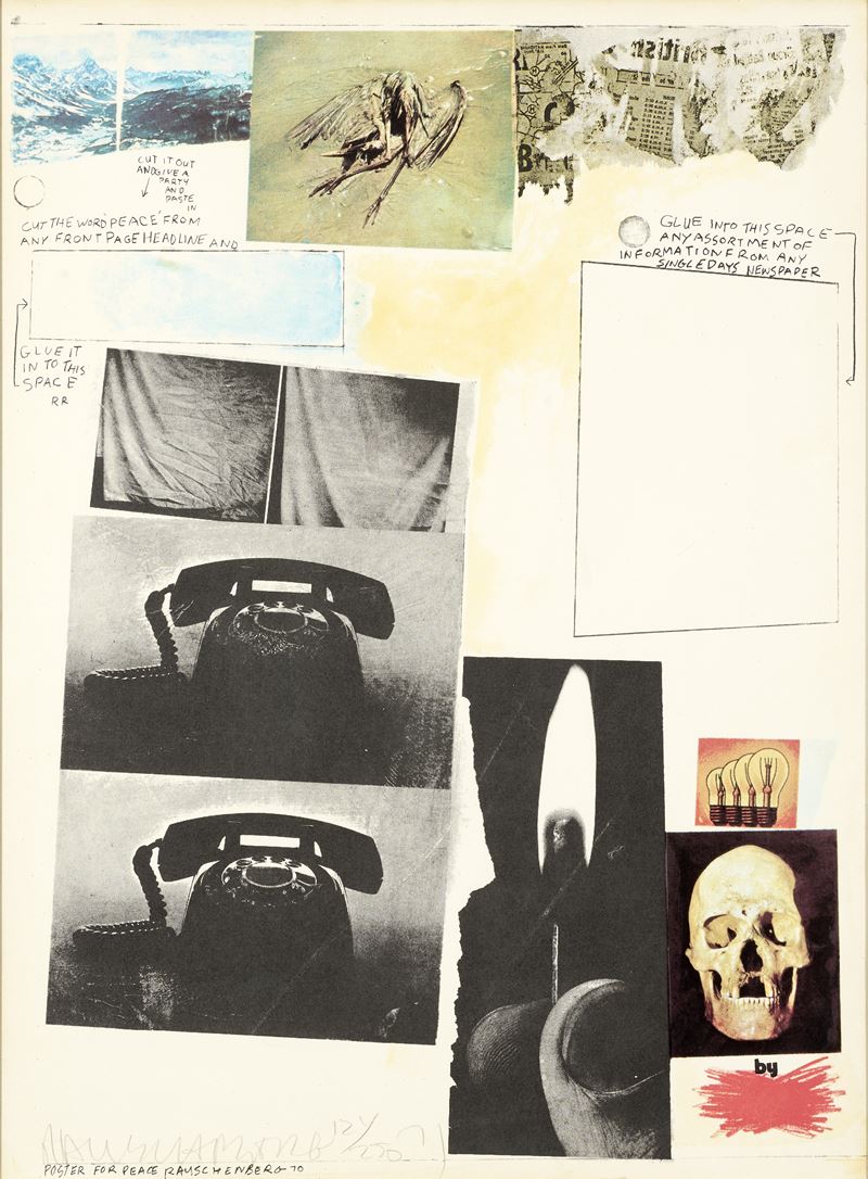 Robert Rauschenberg - Poster For Peace