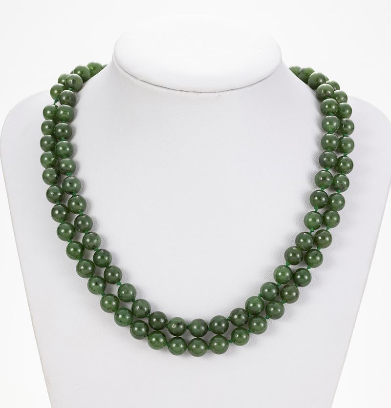 Collana in Giadeite