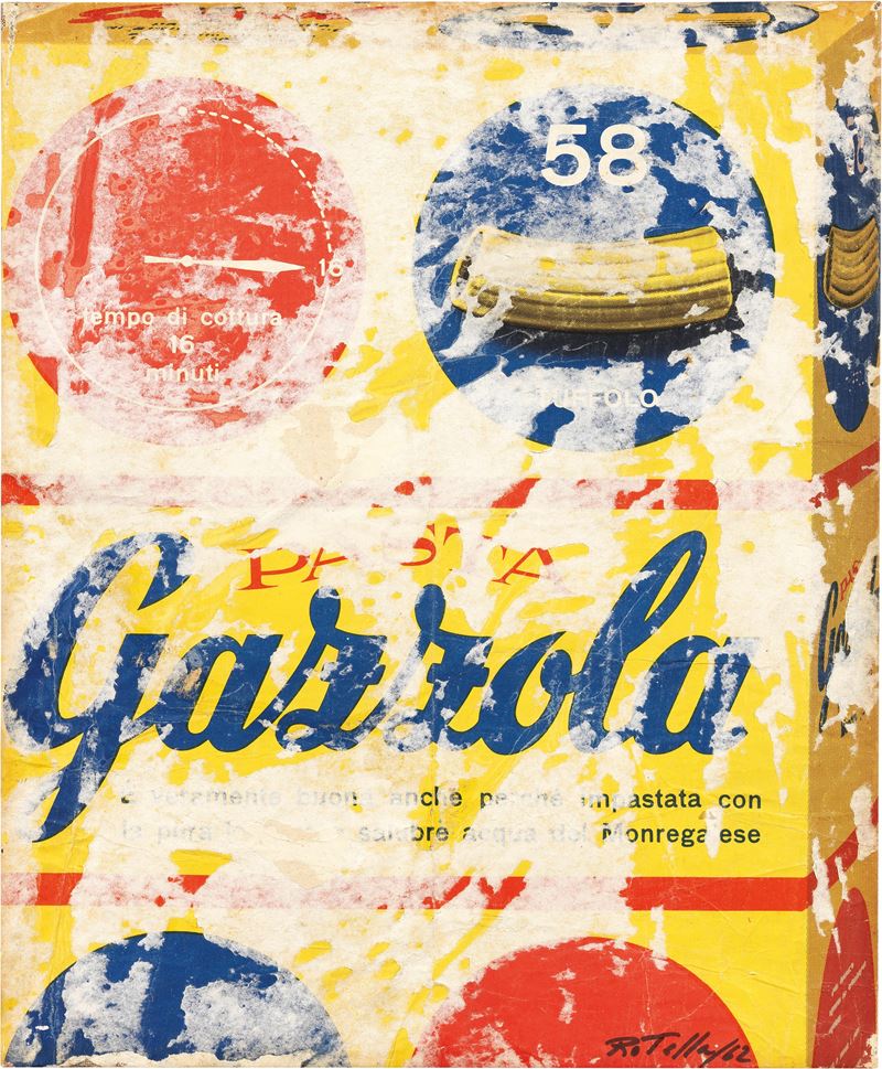 Mimmo Rotella - Pasta Gazzola
