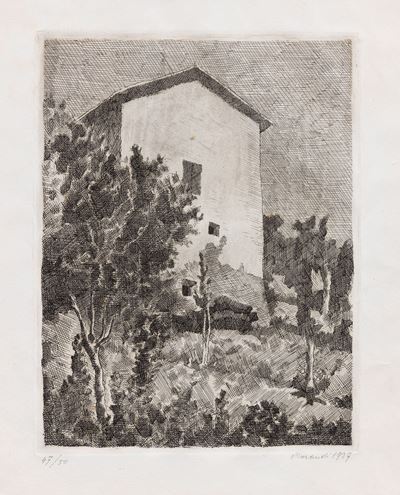 Paesaggio (casa a Grizzana)